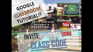 Google Classroom 101 Tutorial: How to invite Students using Class Code