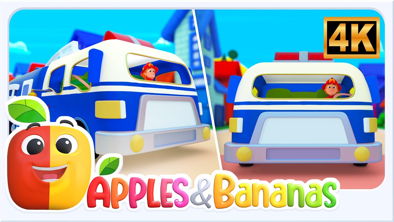 La Canzone Delle Ruote Del Camion Dei Pompieri Video Educativo Per Bambini.