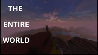 Minecraft but the whole world is Badlands (Live)
