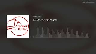 3.12 Disney College Program
