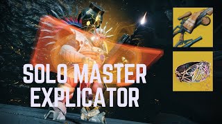Solo Master Explicator On Warlock