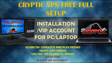 FULL SETUP CRYPTIC VPN || VIP ACCOUNT FOR PC/LAPTOP