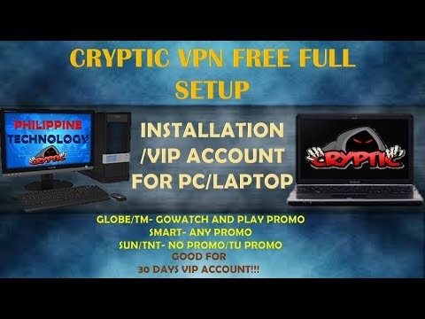 FULL SETUP CRYPTIC VPN || VIP ACCOUNT FOR PC/LAPTOP