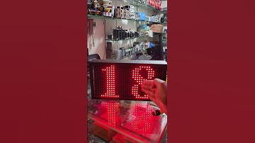 Digital Score Counter Display with P10 RGB LED Panel #automatic #diyproject #fypproject #marobotic