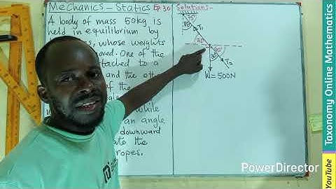 Statics Mechanics: Using Lami