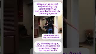 lyly pasti sangat berterima kasih sekali sama mas adi #lyodra #videoshort #videoviral