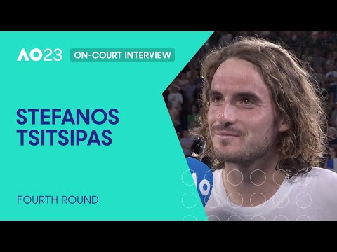 Stefanos tsitsipas on-court interview | australian open 2023 fourth round