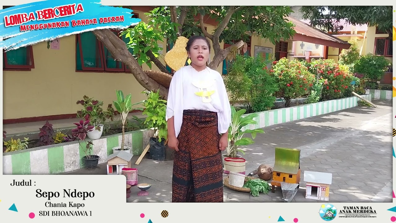 SDI Bhoanawa 1 | Chania Kapo | Sepo Ndepo | Lomba Bercerita Anak Menggunakan Bahasa Daerah ENDE LIO
