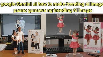 GEMINI AI TUTORIAL VIDEO ° google Gemini ai how to make trending ai image °