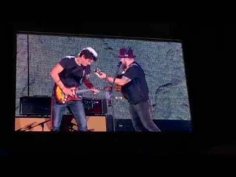 John Mayer sitting in with Zac Brown Band on All Along The Watchtower 10/10/15