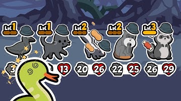 Super Auto Pets but we can only use GREY ANIMALS