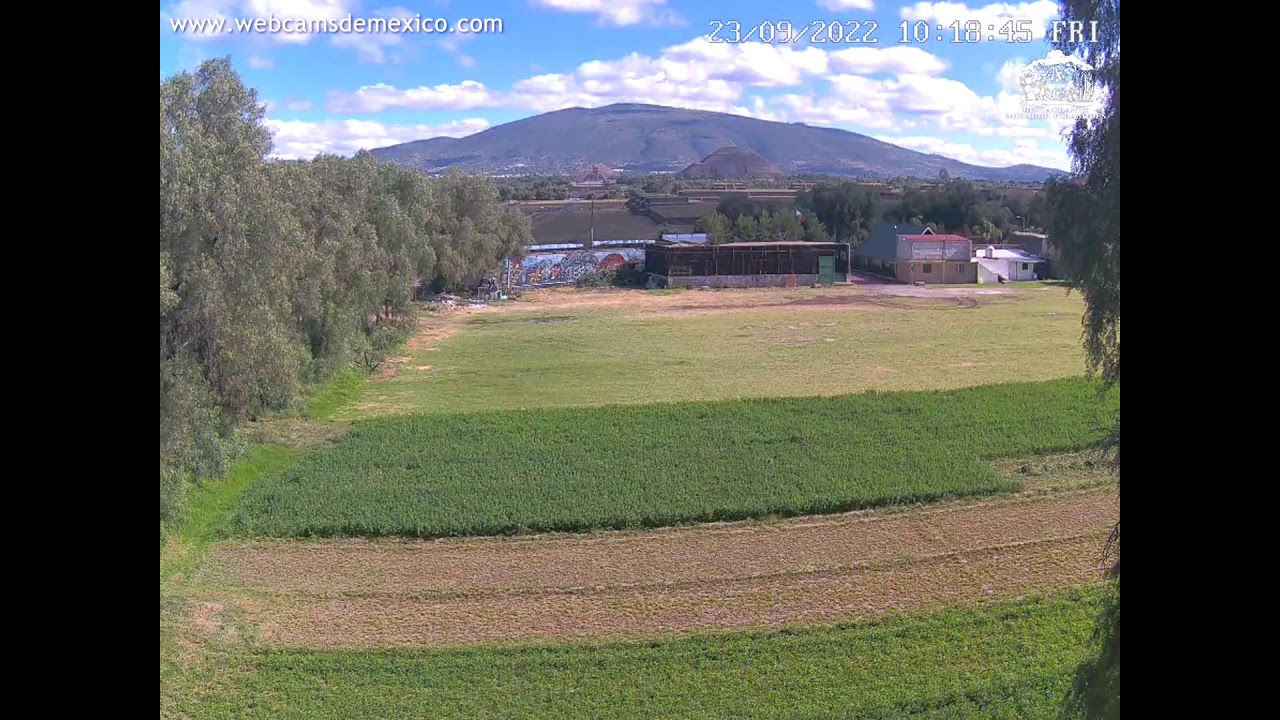 EN VIVO: Pirámides de Teotihuacan desde el Restaurante Mirador Pirámides