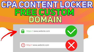 How To Get FREE Custom Domain For Cpa Content Lockers