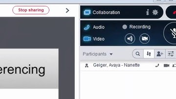 Avaya Aura Conferencing – Types of Collaboration 720p