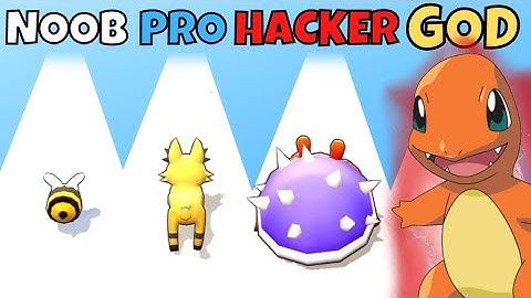 NOOB vs PRO vs HACKER vs GOD in Pocket Monsters Rush