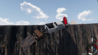 Driving on Most Dangerous Roads in BeamNG