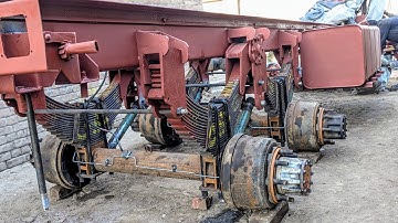 Incredible Process Making a New Round Axel Beam For Trailer | Truck Spindle Heavy Duty Truck