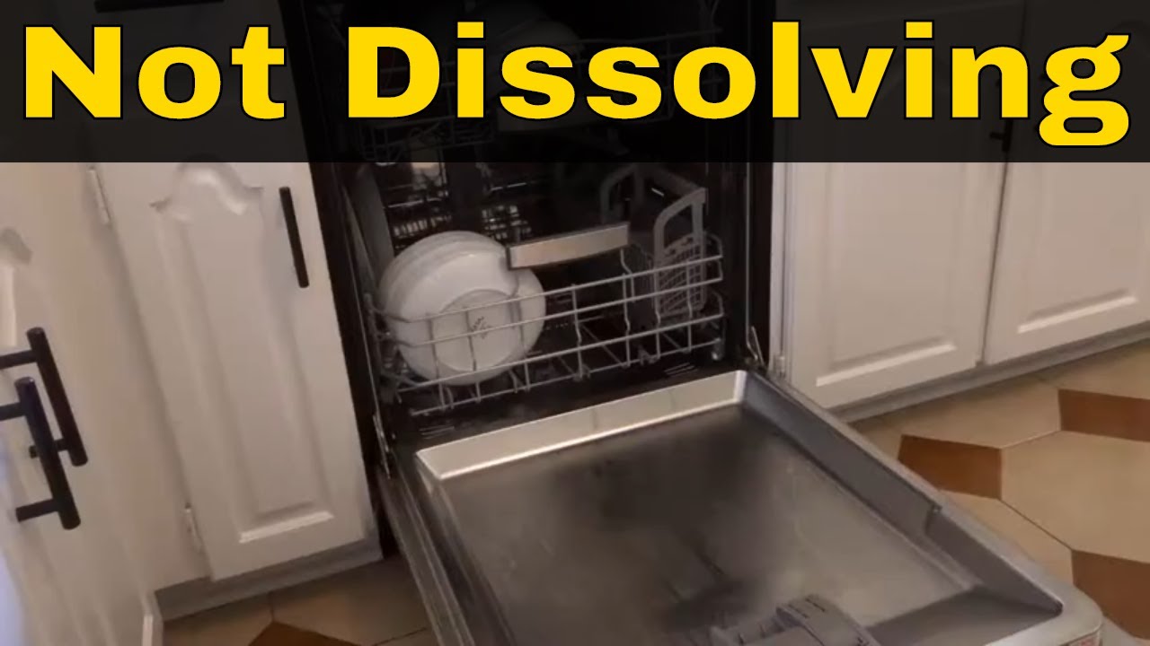 Dishwasher Detergent Not Dissolving-How To Fix It