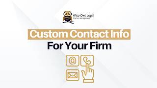 Custom Fields for Contacts | Wise Owl Legal