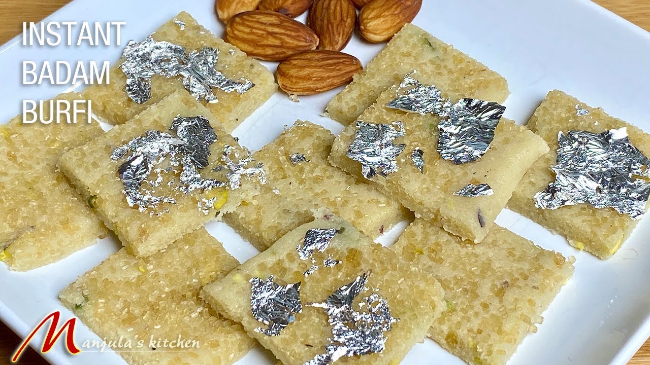 Instant Badam Burfi