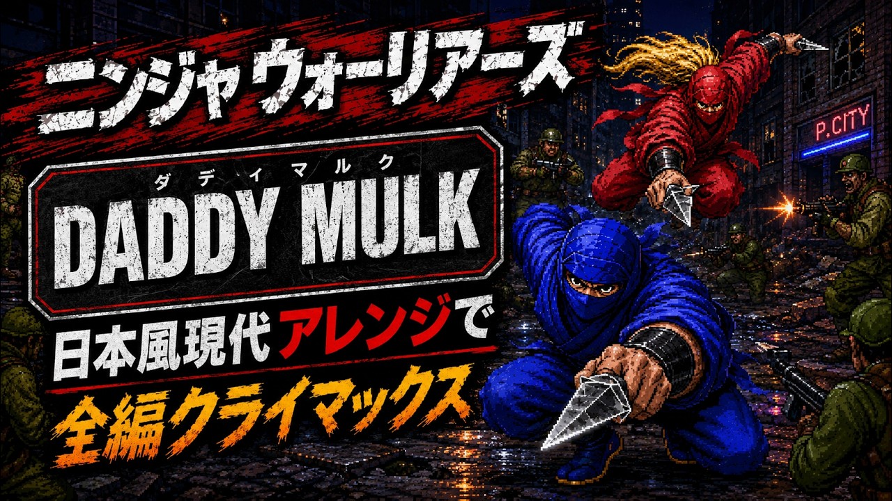 ニンジャウォーリアーズ】DADDY MULK｜三味線の疾走、現代アレンジで
