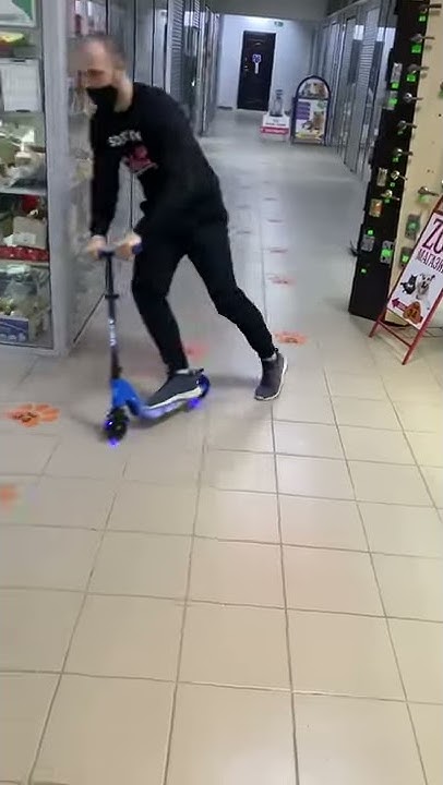 Детский самокат Slider Aero C1 blue - YouTube