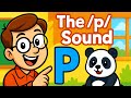 Learn the /p/ Sound 🔤 | Jolly Phonics Lesson for Kids | Fun English Pronunciation Practice!