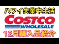 【ハワイ失業中生活】COSTCO（コストコ）12月購入品紹介！！