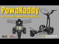 New powakaddy rx1 gps remote electric golf buggy  available from drummond golf