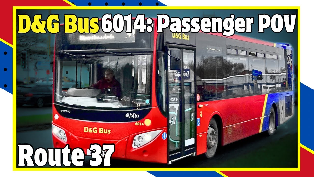 6014 - BU74 YVJ MCV eVoRa | Route 37 | D&G Bus