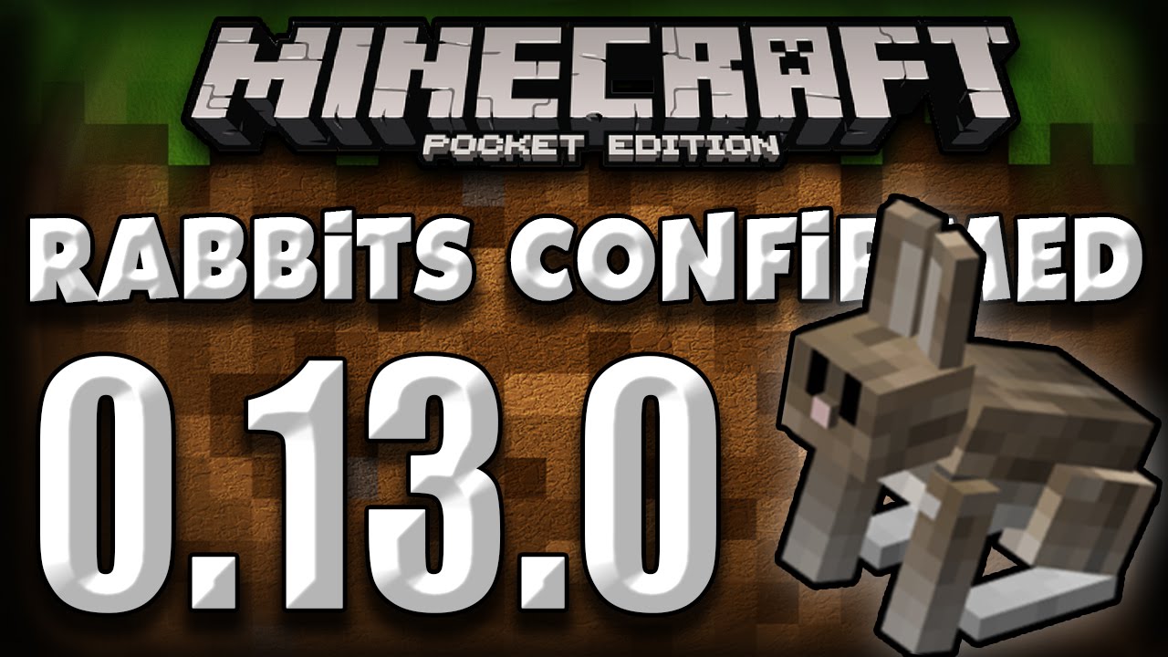 Rabbits In Mcpe Minecraft Pe 0130 News Pocket Edition Youtube