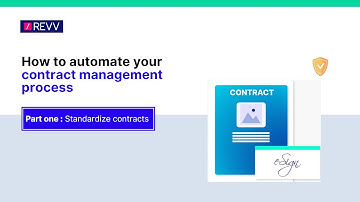 How to automate your contract management process | Part 1: Standardize contracts