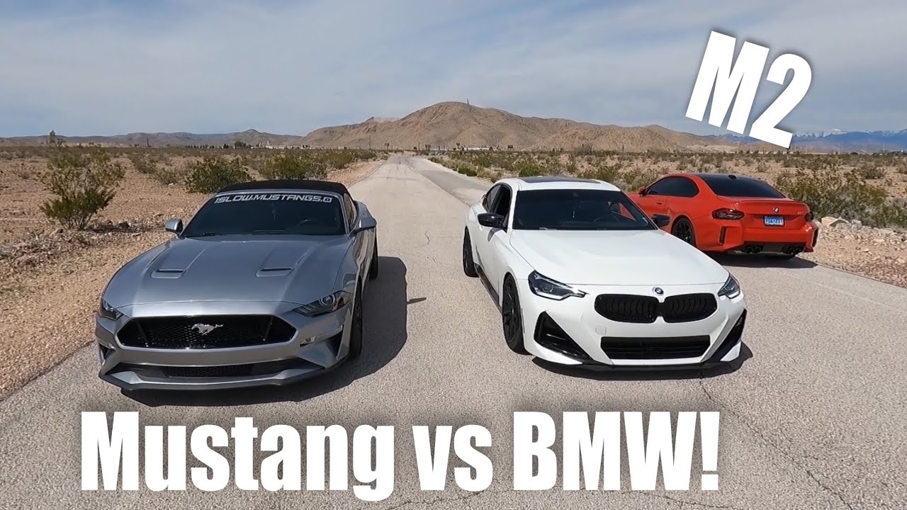 2024 G87 BMW M2 vs M240i vs Mustang GT RACE! - YouTube