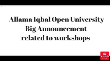 AIOU:how to attend online workshops of Spring 2022 semester on Microsoft teams