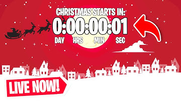 CHRISTMAS🎅COUNTDOWN LIVE🔴 24/7 & How Long Till Christmas 2025!?