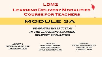 LDM2 Module 3A with answers and reflections