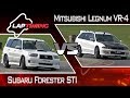 Az örök párharc. Subaru Forester STI vs. Mitsubishi Legnum VR-4 (LapTiming ep. 82)