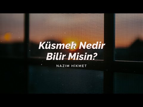 Nazım Hikmet | Küsmek Nedir Bilir Misin?