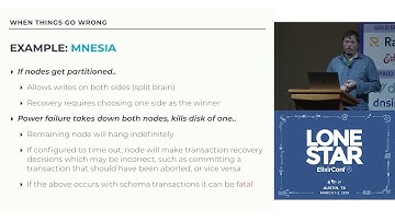 Lonestar ElixirConf 2019 - Cadre  Building Reliable Distributed Systems - Paul Schoenfelder