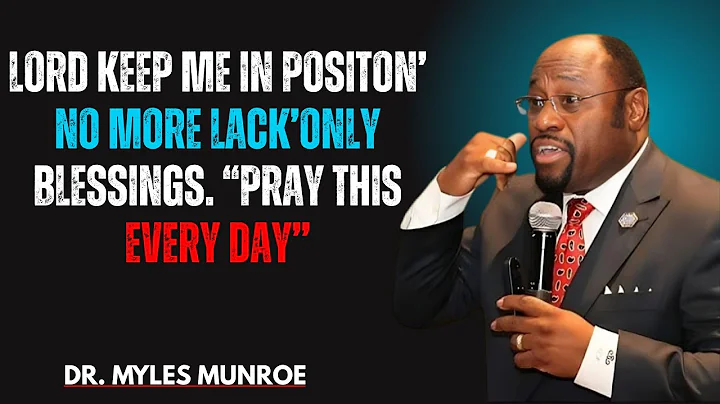 PRAY this Every Day - LORD Keep Me in POSITION, So I Don't Have to Beg, Borrow or STRUGGLE