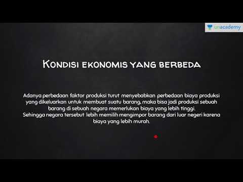 Video: Apakah faktor yang mempengaruhi syarat perdagangan?