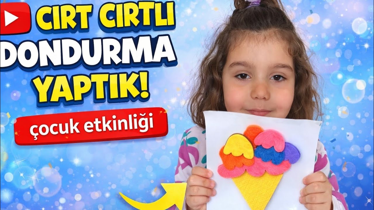 CIRTCIRTLI DONDURMA YAPTIK! 🍦😍 @elifsinemtv @trtcocuk @linacetinkayaofficial @oynayalımhadi 