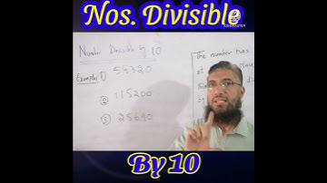 Maths Tricks | Number divisible by 10 | How to divide by 10 | tricks for kids |