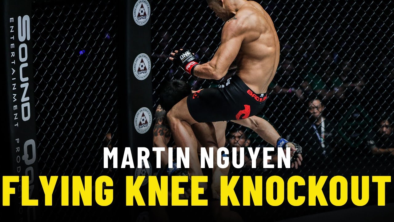 Martin Nguyen’s HIGHLIGHTREEL Flying Knee Knockout YouTube