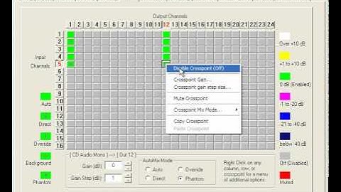 Lectrosonics DM Series - Lecnet2 Tutorial: Matrix - Phantom Power
