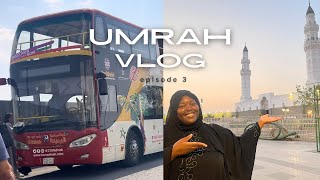 Our First Umrah - Episode 3 | Madinah Bus Tour | Masjid Quba | Masjid Qiblatayn | Uhud Battlefield