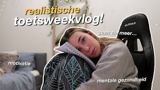 'REALISTISCHE' TENTAMENWEEK VLOG op de uni! *mentale gezondheid vs studeren haha*