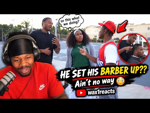 HE SET HIS BARBER UP ON A LOYALTY TEST😳? REACTION VIDEO