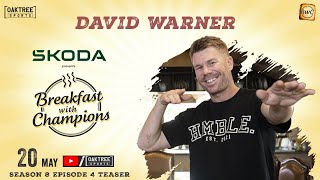 Make Way For David Warner | @skodaindia presents Breakfast With Champions