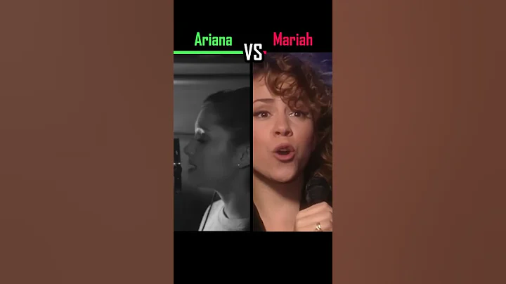 ARIANA GRANDE vs MARIAH CAREY - Emotions - #shorts